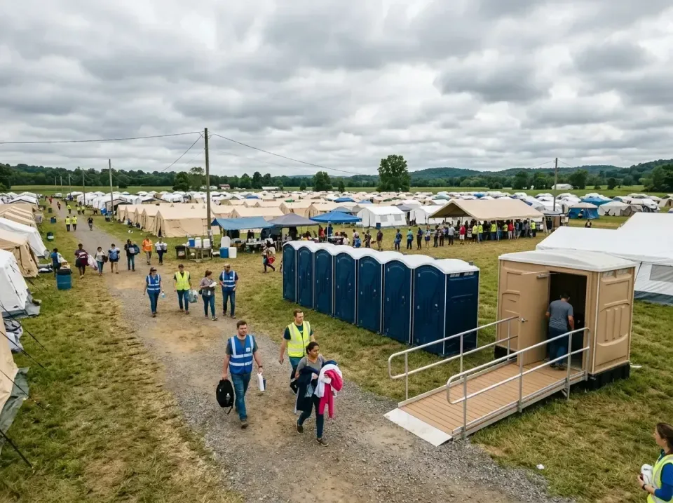 disaster-relief-camp-restrooms-010 — frequently asked questions, Dumpster & Portable Bathrooms Rental in Konterra, MD